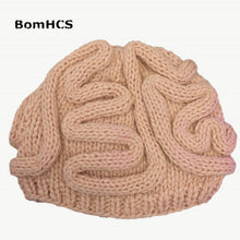 Load image into Gallery viewer, BomHCS Funny Cool Winter Personality Horrible Brain Wool Hat Warm Handmade Men&#39;s Women&#39;s Beanie Caps Gifts